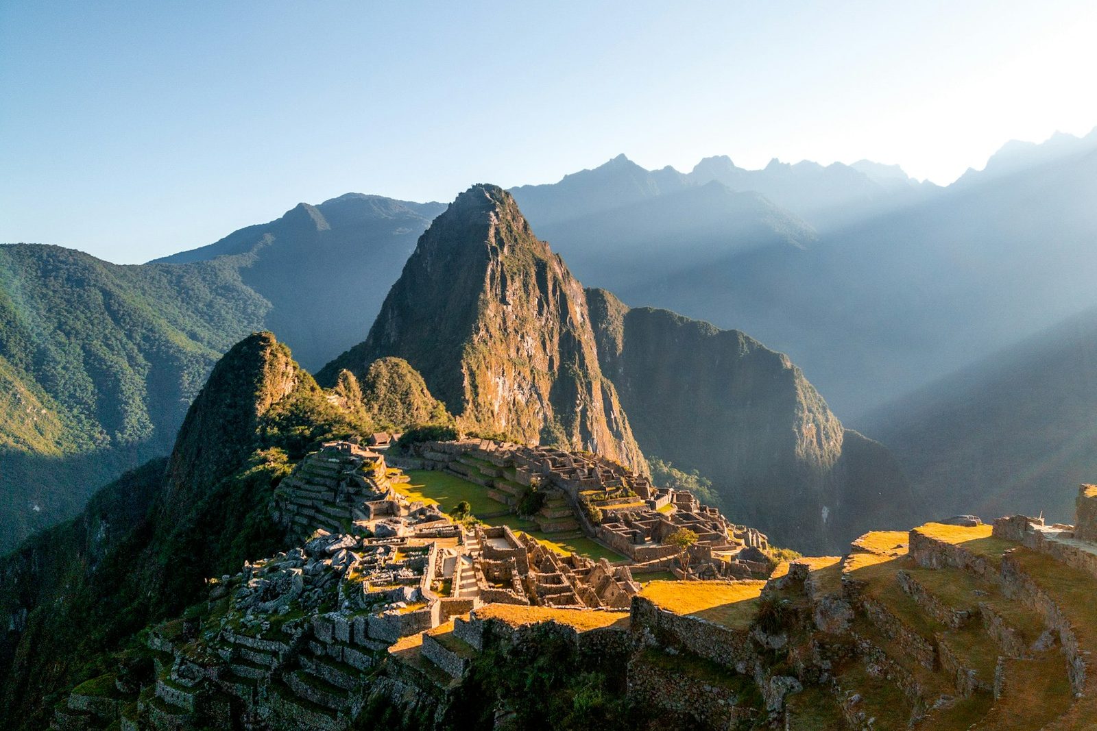 Machu Picchu in morning cloud